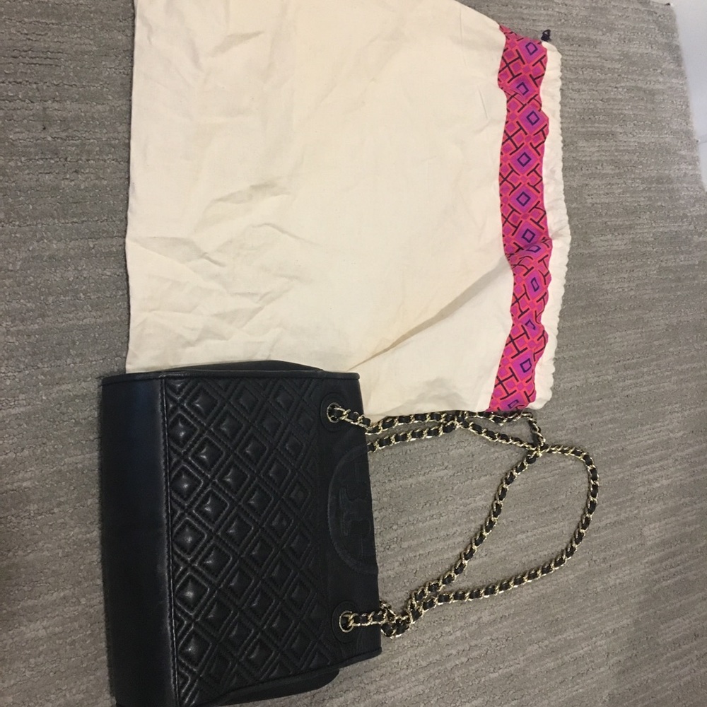 Tory Burch Fleming  bag with double chain